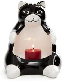 Cat Silhouette Candle Holder - Adorable for Cat Lovers