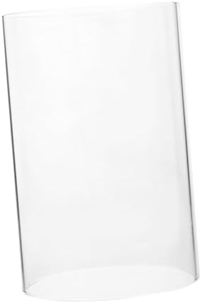 Clear Glass Candle Holder Sleeve by PRETZOOM Wind-Protected Multiple Uses
