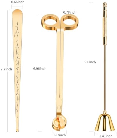 Calary Candle Wick Trimmer Snuffer Set