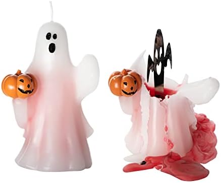 GUTE Skeleton Blood Candles - Dripping Red Wax Halloween Decors