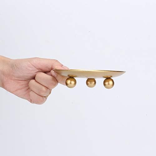 Sturdy Iron Candle Holder Set for Gold Layered Design