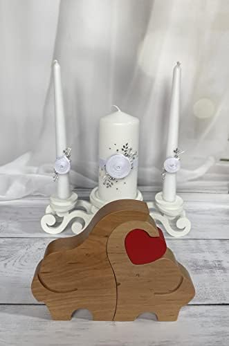 Unity Candle Set for Wedding - Aesthetic and Timeless Design