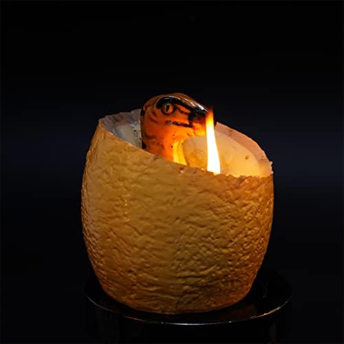 T-Rex Dinosaur Hatching Candle by MooYazu
