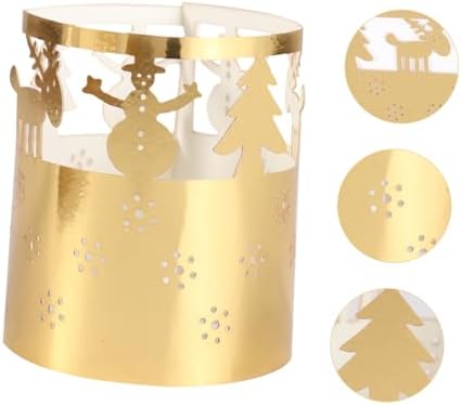 50 Pcs Christmas Snowflake Candle Party Decor on the Go