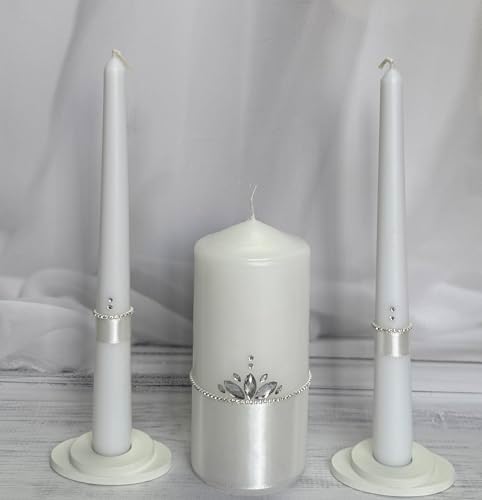 Perfect for Weddings Unity Candle Set - Symbol of Love Loyalty