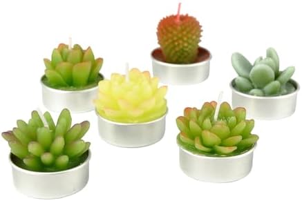 Vivid Cactus Tealight Candles