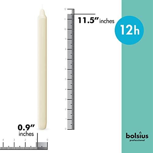 BOLSIUS Ivory Candlesticks Bulk Pack