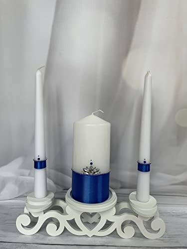 Unity Candle Holder Set with Heart 1