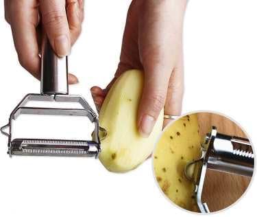Stainless Steel 3-in-1 Vegetable Julienne Slicer