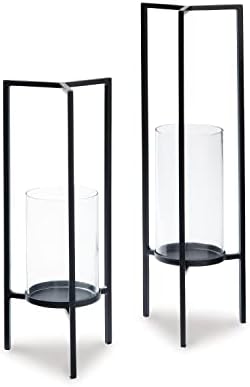 Ginette Metal 2-Piece Candle Holder Set
