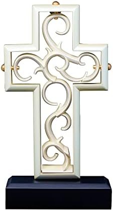 Elegant Ivory Wedding Cross