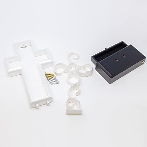Elegant Ivory Wedding Cross