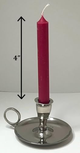 Biedermann Sons Chime Candles - Premium Made in Germany Set of 20 Dusty Rose