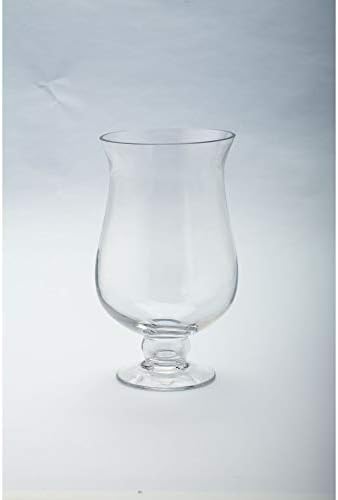 Sturdy hurricane votive candle holder with Pedestal