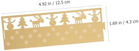 50-Piece Snowflake Candle Lampshade Xmas Decor Set