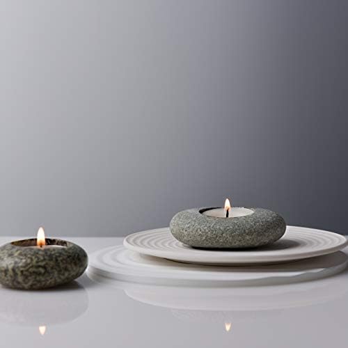 Elegant Handmade Pebble Tea Light Candle Holder