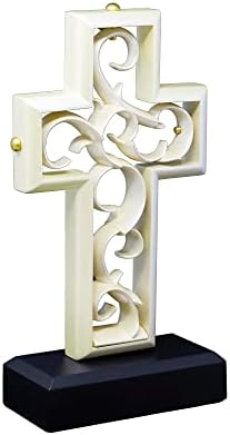 Elegant Ivory Wedding Cross