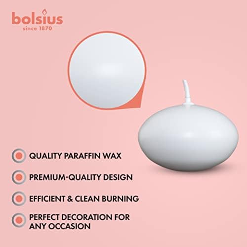 Bolsius Unscented 175 Floating Candles - Set of 40