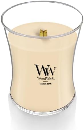 WoodWick Vanilla Bean Scented Medium Hourglass Candle