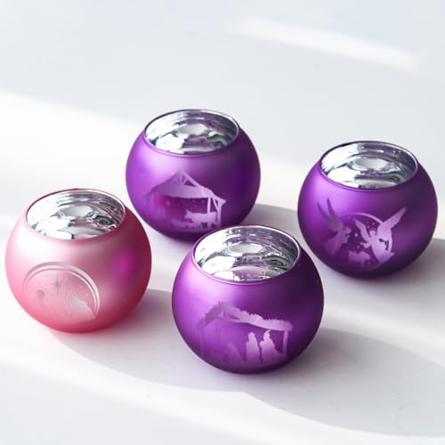 Nativity Candle Holders Set