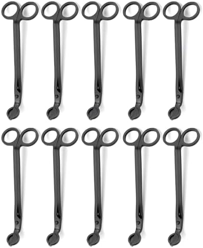 Aroparc 10PCS Candle Wick Trimmer Set Black 1