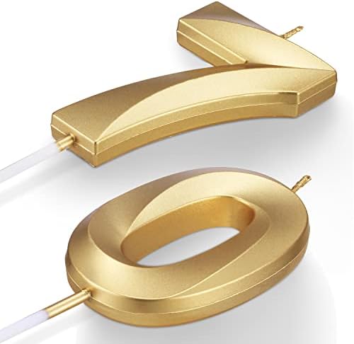 70th Birthday Candle Numbers for Cakes