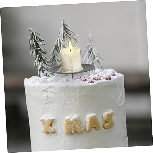 Candle Base Holders Wreath Fixes Metal Candle Holder Set