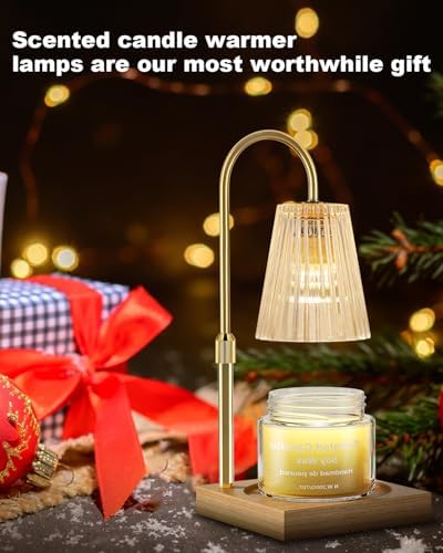SooFoo Candle Warmer Lamp with Timer and Dimmer