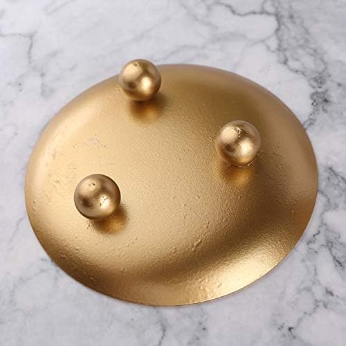 Sturdy Iron Candle Holder Set for Gold Layered Design
