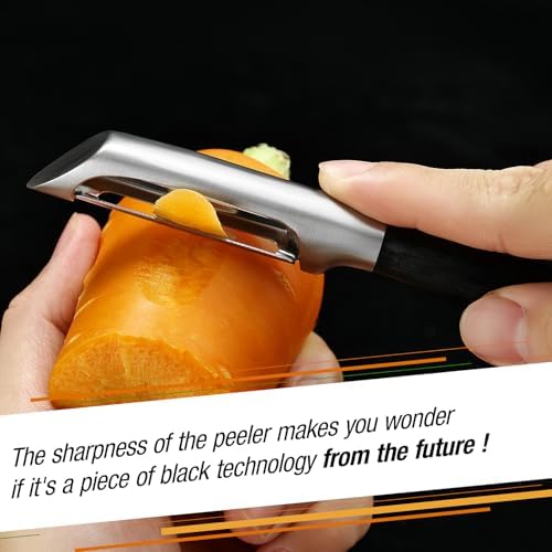 304 Stainless Steel Peeler with Wood Handle