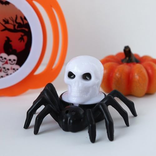 Arachnid Skeleton LED Candle for Halloween