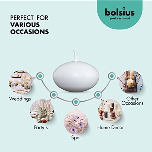 Bolsius Unscented 175 Floating Candles - Set of 40