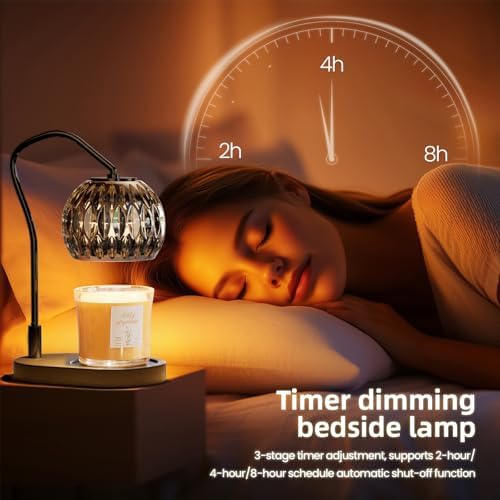 Candle Warmer Lamp with Timer 4-Level Dimmer