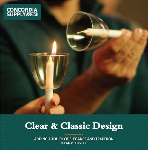 Clear Shield Candle Drip Protectors 50-Pack