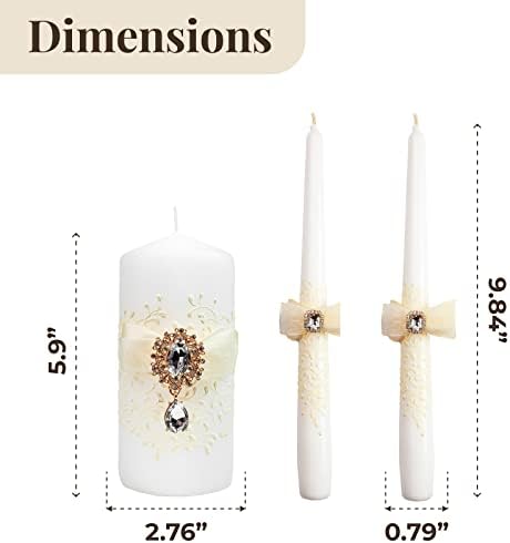 VABA - Unity Candle Set for Weddings