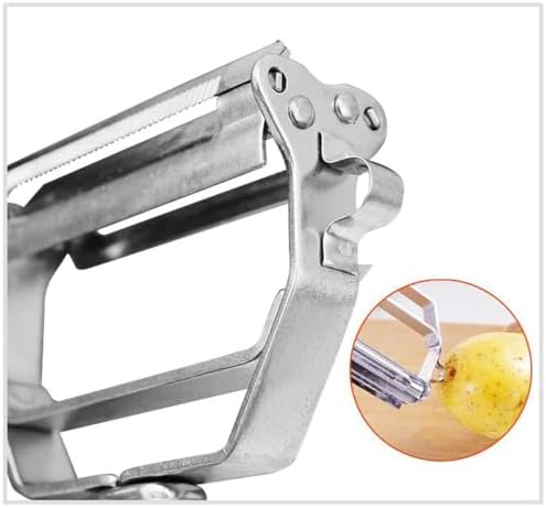 Cookaroos Peel Pro Peeler Multi-Function Peeling Tool Achieve Sharp Even Strips