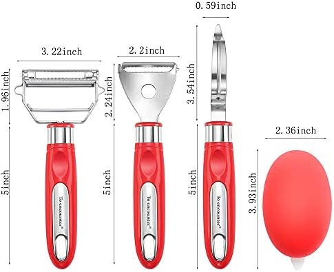 Ergonomic Vegetable Peeler Set