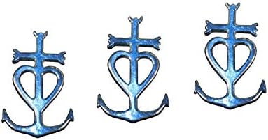 Set of 3 Camargue Cross Candle Pins by William Sturt