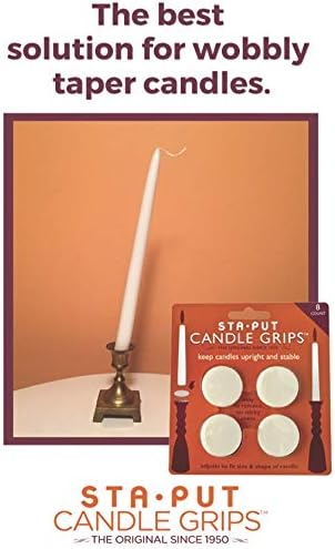 Sta-Put Candle Grips Perfect for Tapered Candles8-Piece Set