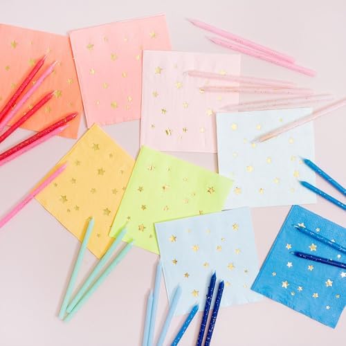 Meri Meri Glitter 24-Piece Birthday Candles