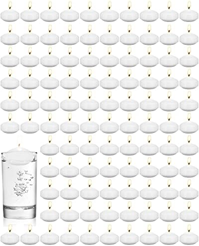Treela 80-Piece 173 Unscented Floating Candles for Weddings Parties