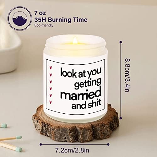 Funny Lavender Candle for Weddings