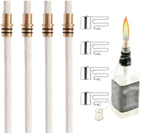 Vibrant Garden Lights Wine Bottle Torch Kit 4 Pack