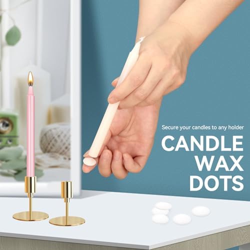 Taper Candle Wax Dots Adhesive