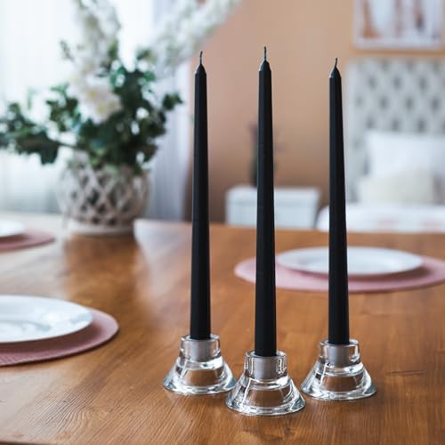 Sonedly Long-Burning 12-Inch Taper Candles 4-Pack