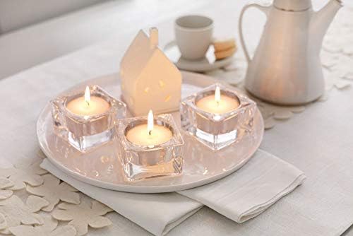 70 Count White Tea Lights Long-Burning 6 Hours