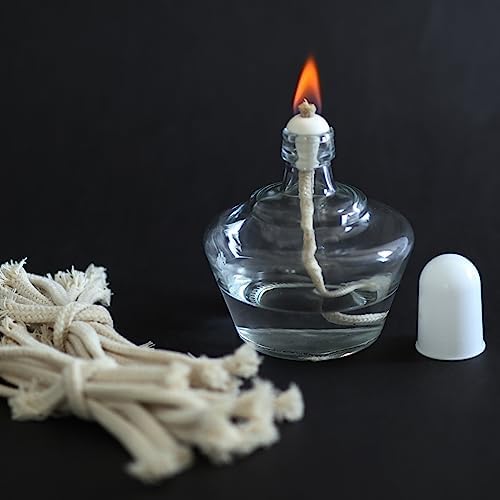SWATOM 14 Round Cotton Oil Lamp Wicks 20 PCS