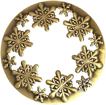 Simple Snowflake Candle Shade Cover for 73-81mm Jar Candles