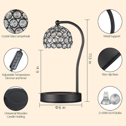 Safe Candle Warmer Lamp with Timer for Home Decor