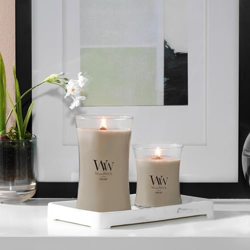WoodWick Medium Hourglass Candle Fireside Scent Premium Soy Blend